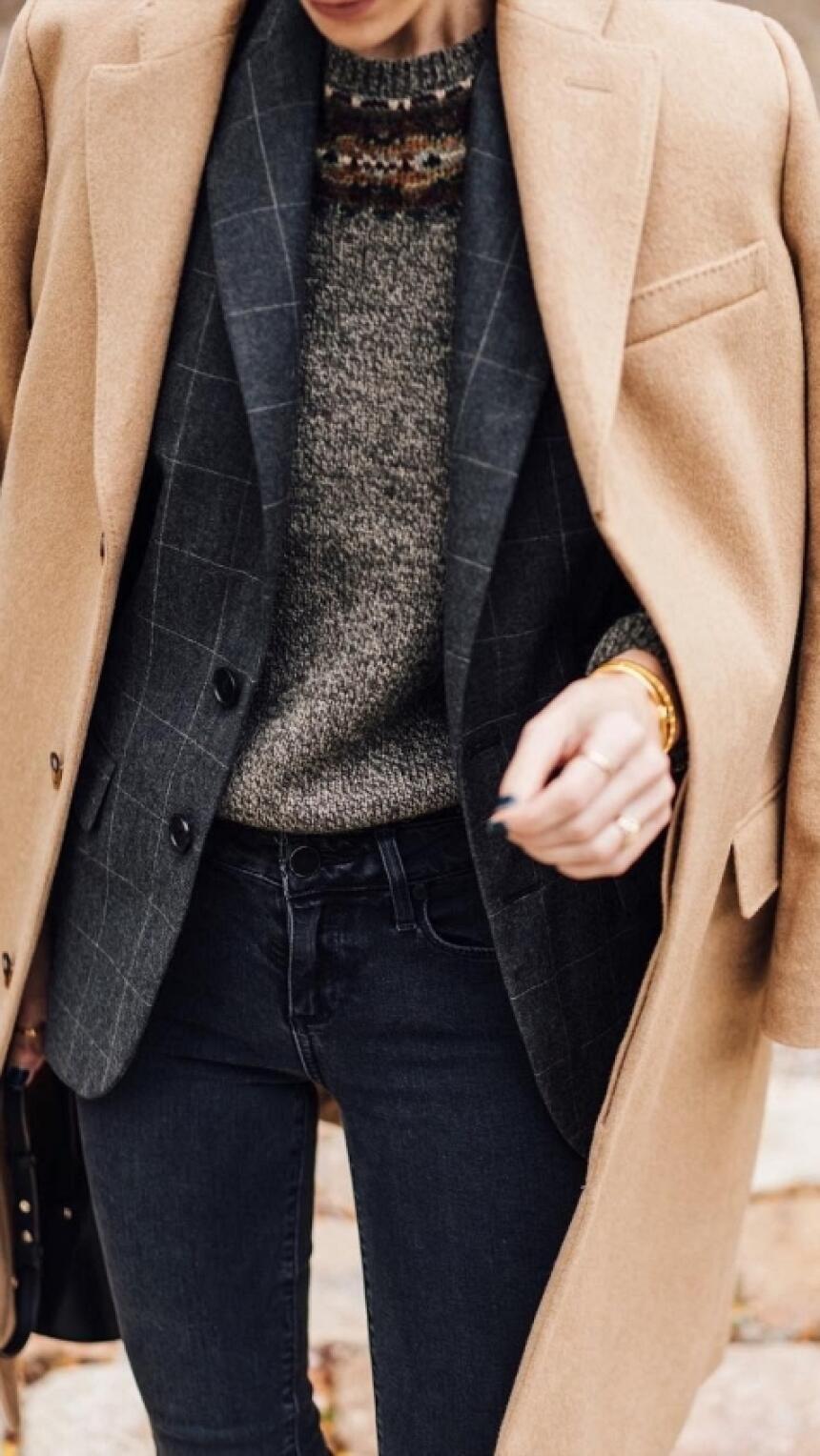18 street style fotografija kao inspiracija za slojevite, jesenske outfite sa blejzerom