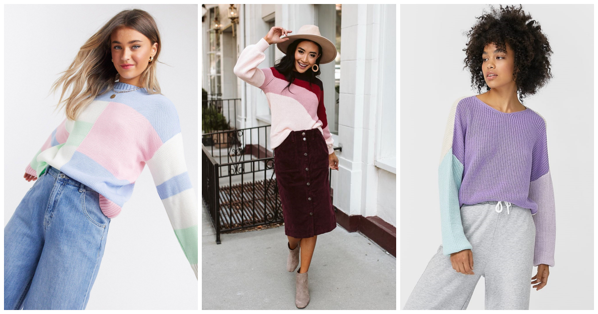 15 upečatljivih i trendy color block džempera iz high street ponude