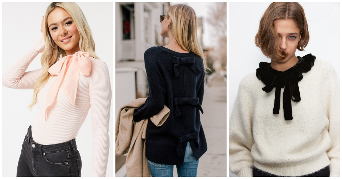 10 high street džempera sa najslađim detaljem – mašnom