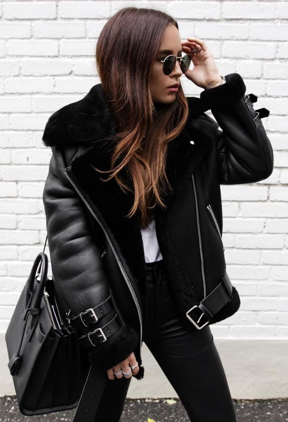 25 modela kožnih jakni sa shearling postavom koje ćemo nositi cijelu jesen