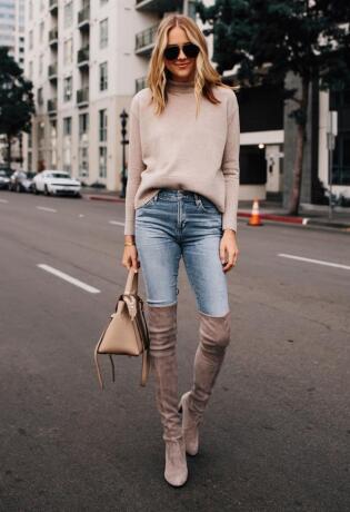 Čizme iznad koljena: 10 najljepših modela za stylish kombinacije