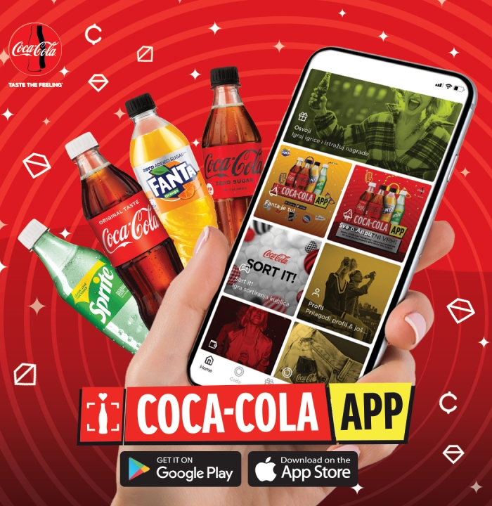 Uz novu Coca-Cola aplikaciju se igraš, otkrivaš trendove i neprestano osvajaš cool nagrade!