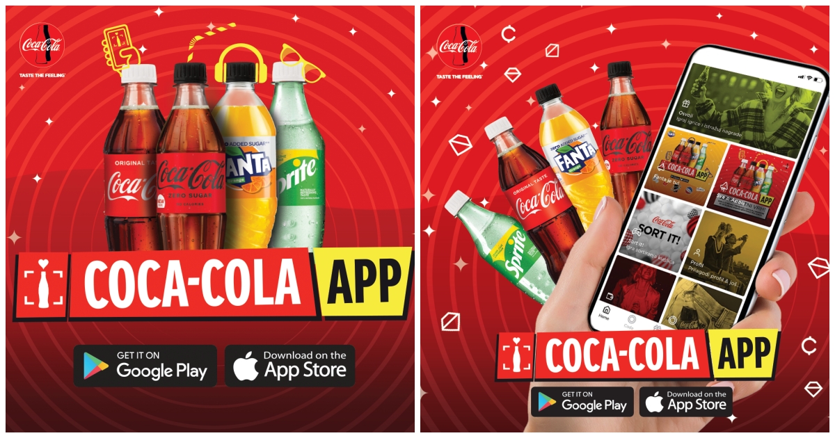 Uz novu Coca-Cola aplikaciju se igraš, otkrivaš trendove i neprestano osvajaš cool nagrade!