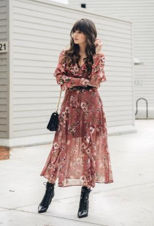 Ove stylish cure su potvrdile da su haljina i gležnjače omiljeni jesenski duo