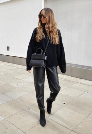 Ideje za all black kombinacije koje daju chic izgled uz malo truda