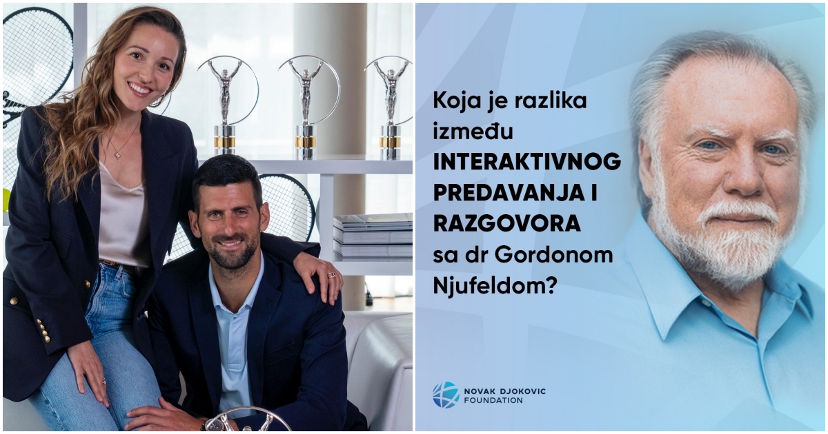 Ne propustite: Novak Djokovic Fondacija dovodi vrhunskog stručnjaka za roditeljstvo u BiH!