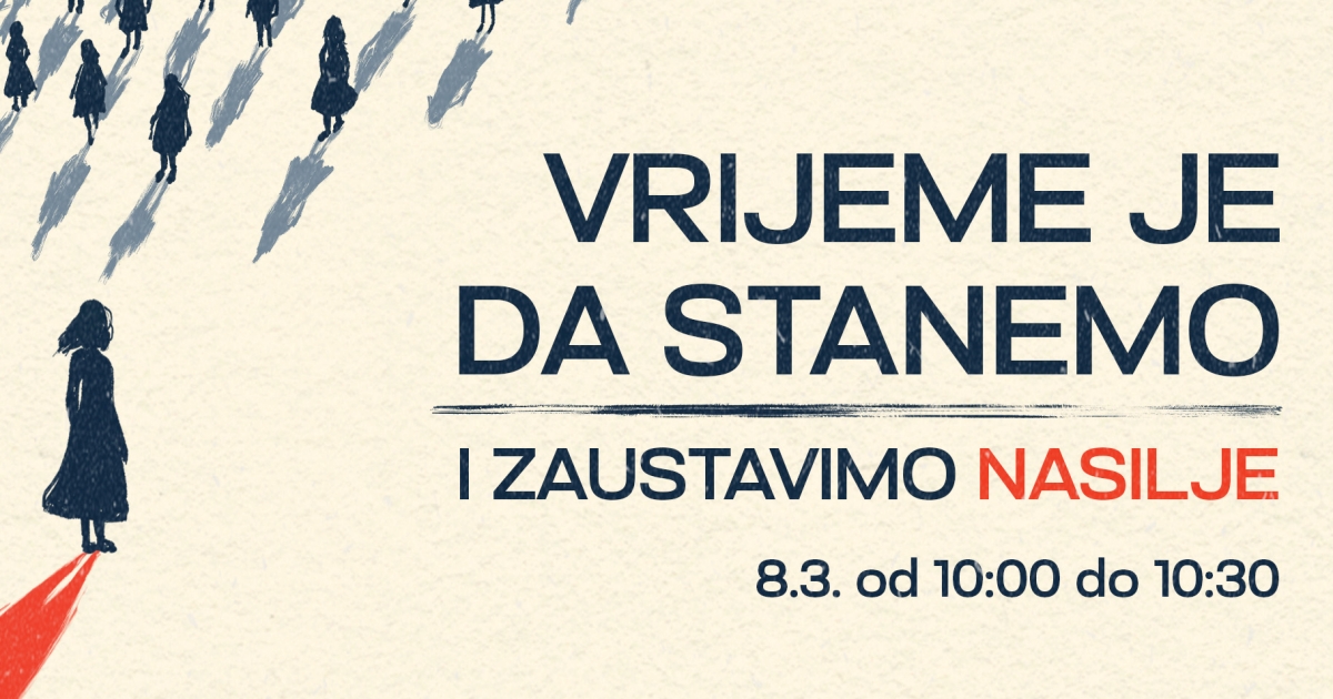 Stajemo uz žene: Subota 08.03. od 10h je važna za sve nas!