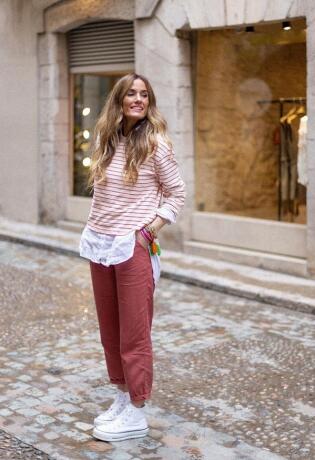 Prugasta majica kroz 9 stylish kombinacija spremnih za dnevna, casual izdanja