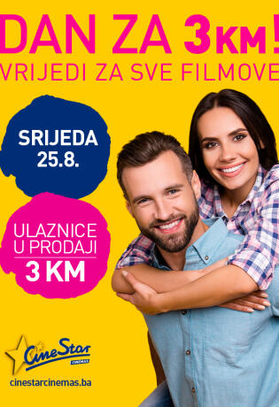 Ova sjajna akcija razlog je više zašto već naredne srijede želimo ići u CineStar!