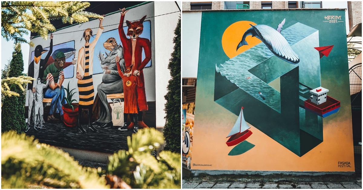Otkrijte murale koji su uljepšali ulice Sarajeva tijekom prvog FASADA street art festivala