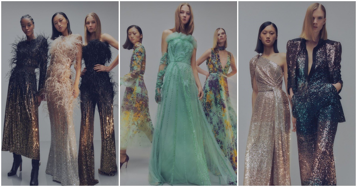 Šljokice, perje i volani samo su uvod u Elie Saab Pre-Fall 2022 kolekciju koja izgleda wow!