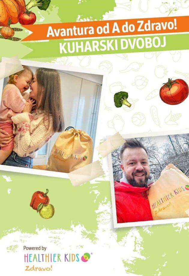 Pogledajte kako su Amra Džeko i Almir Mukača pripremali jela za kuharski dvoboj Avantura od A do Zdravo!
