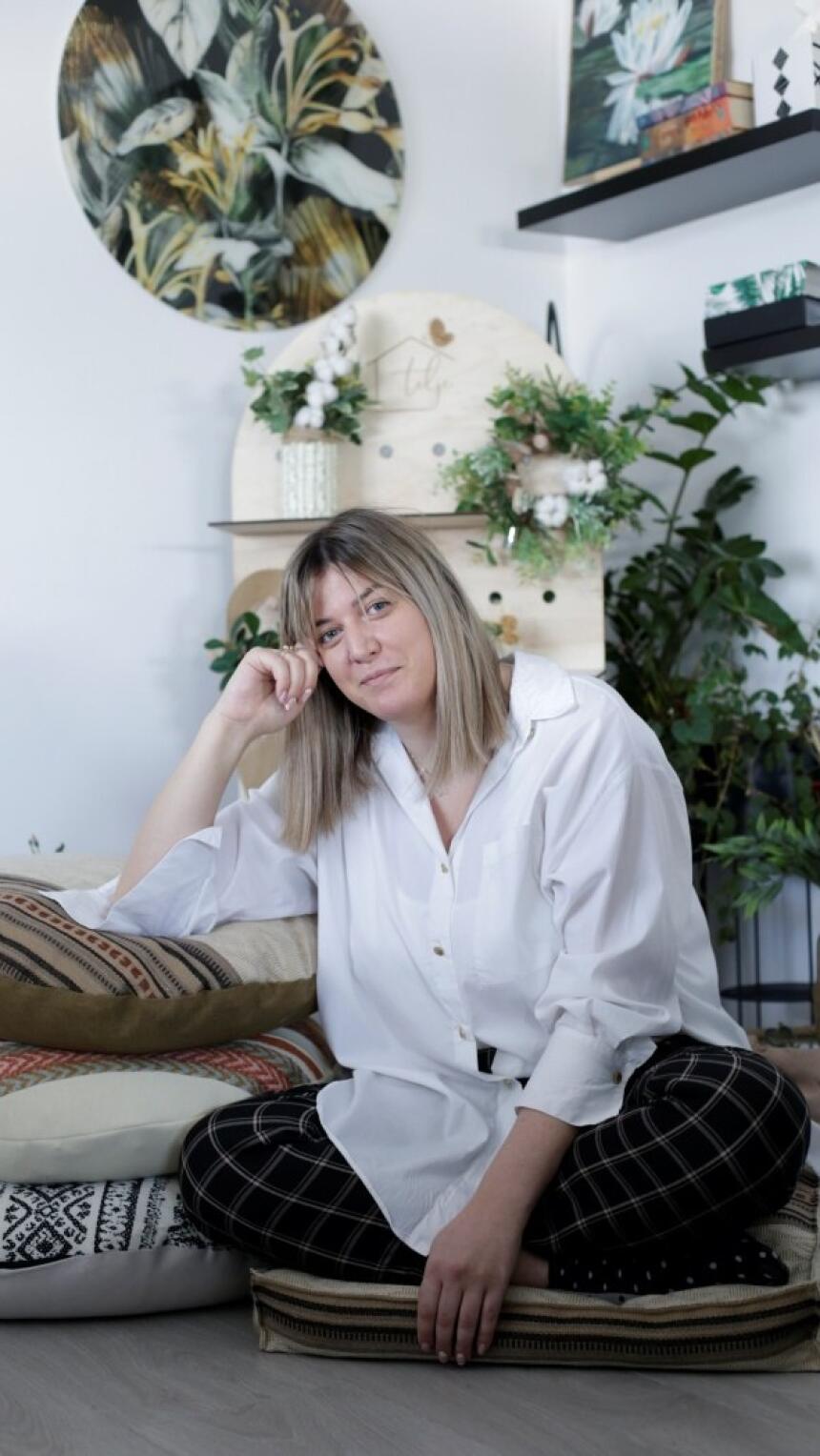 Ines ima unikatan dom sa dodacima koje sama restaurira, a balkon nas je osobito osvojio!