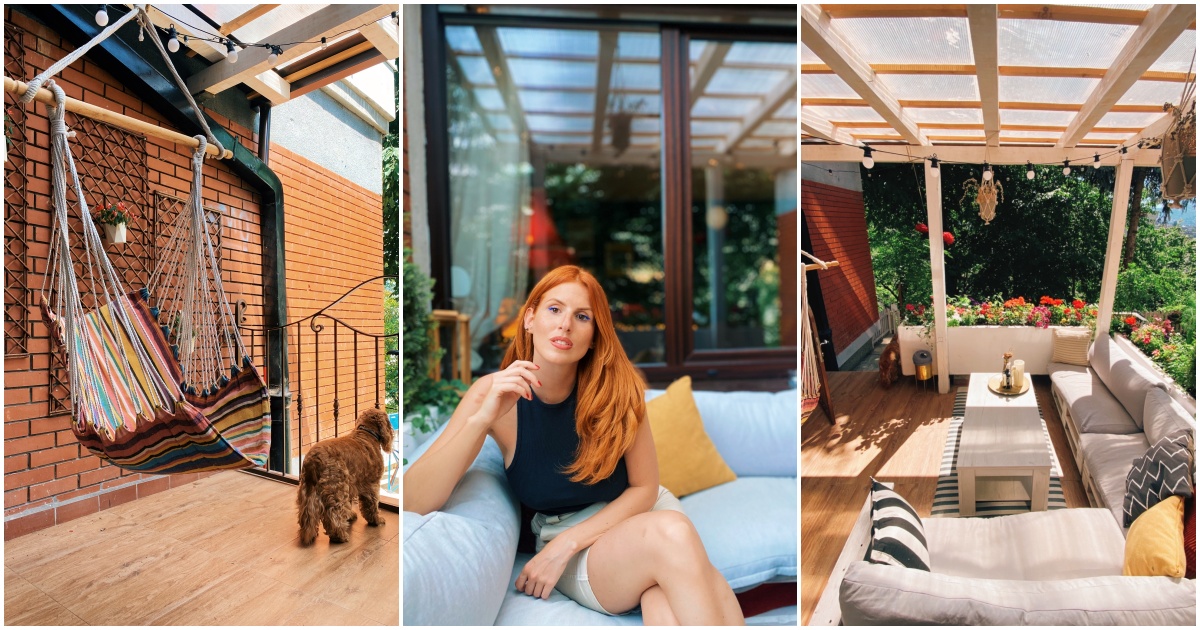Bh. glumica Nadine Mičić ima prekrasnu terasu u Sarajevu! Saznali smo sve detalje o uređenju.