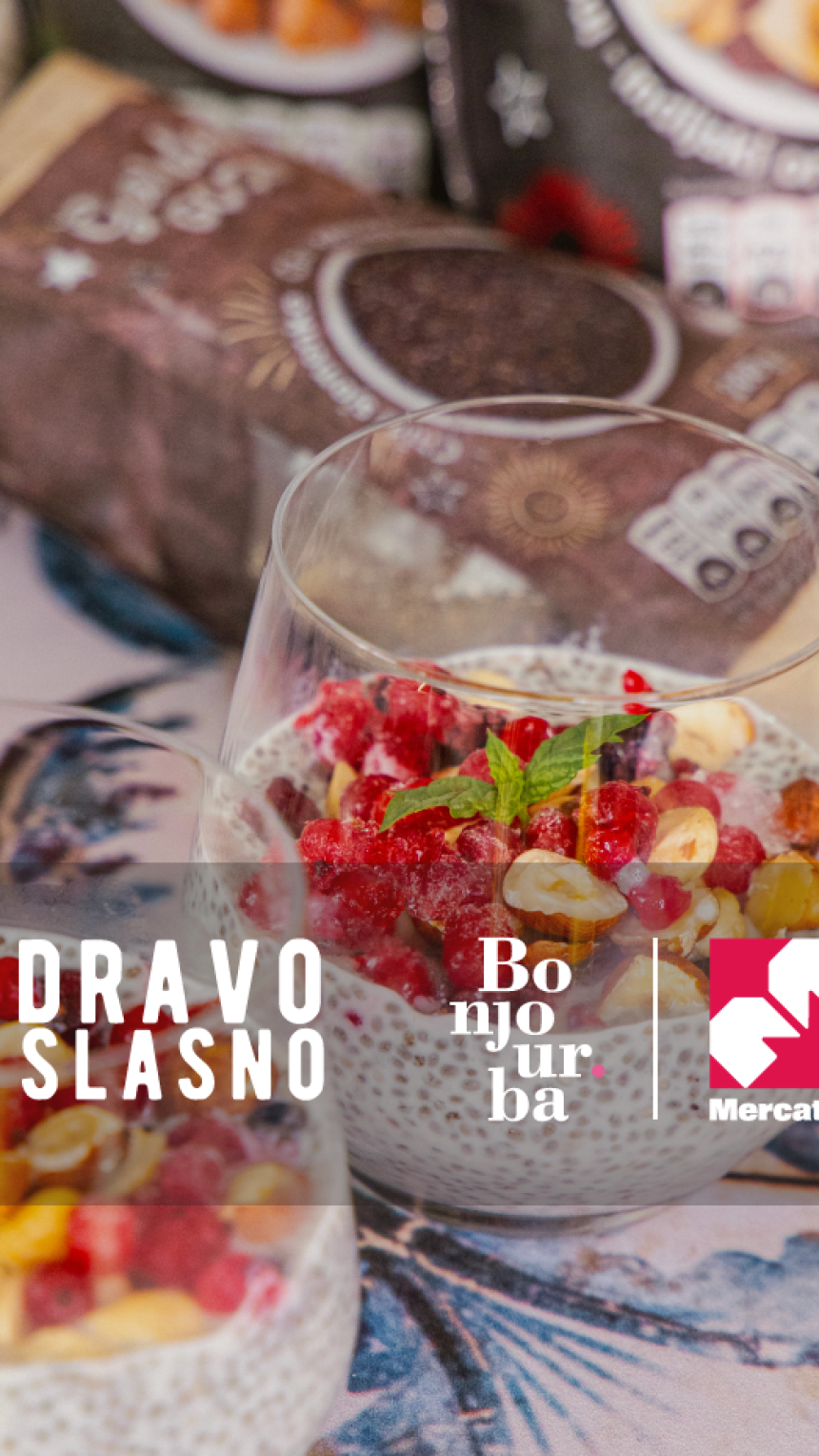 Zdravo i slasno by Bonjour.ba & Mercator: Chia puding kao zdravi doručak
