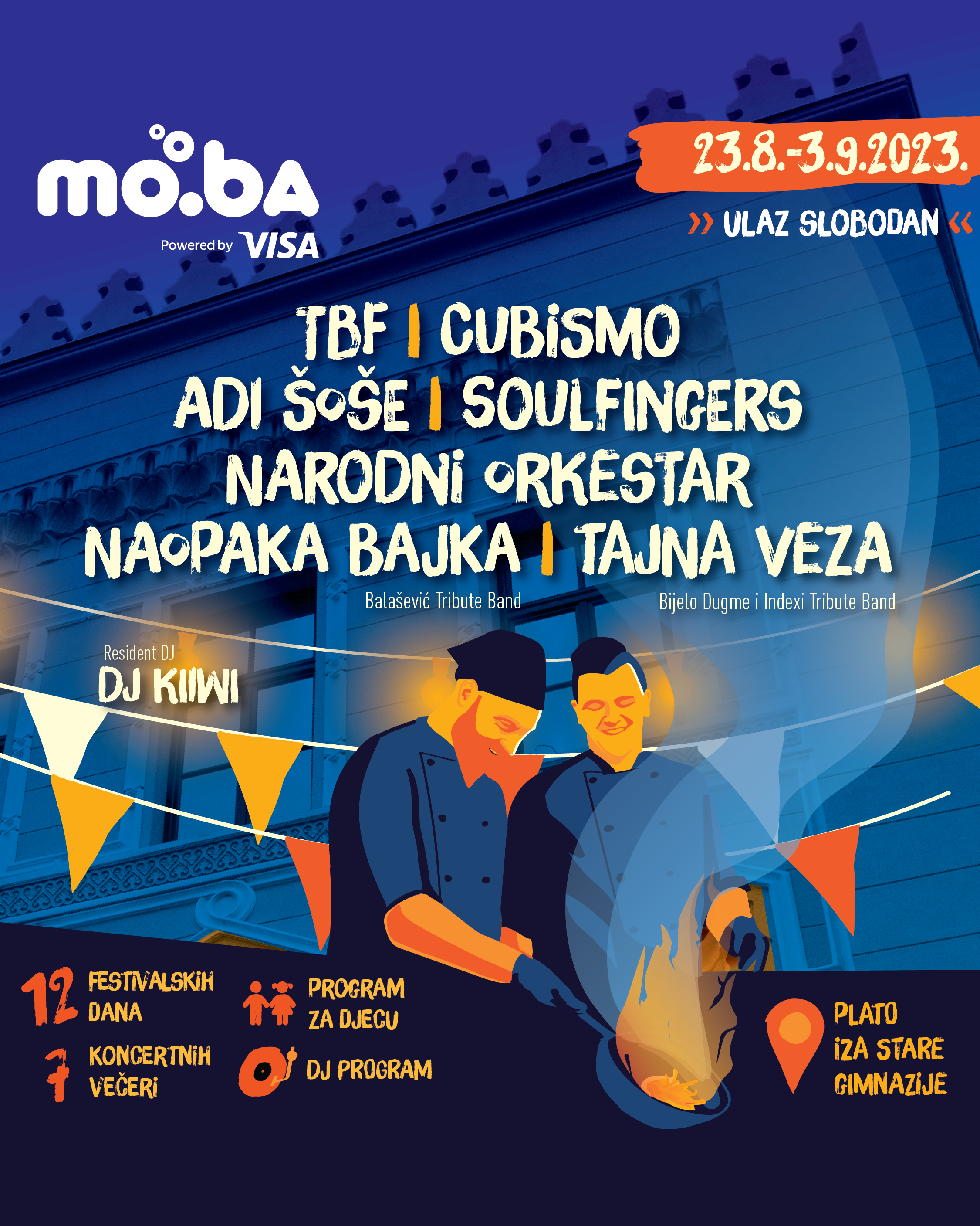 Moba Street Food Festival uz odličnu hranu donosi i bogat koncertni i zabavni program