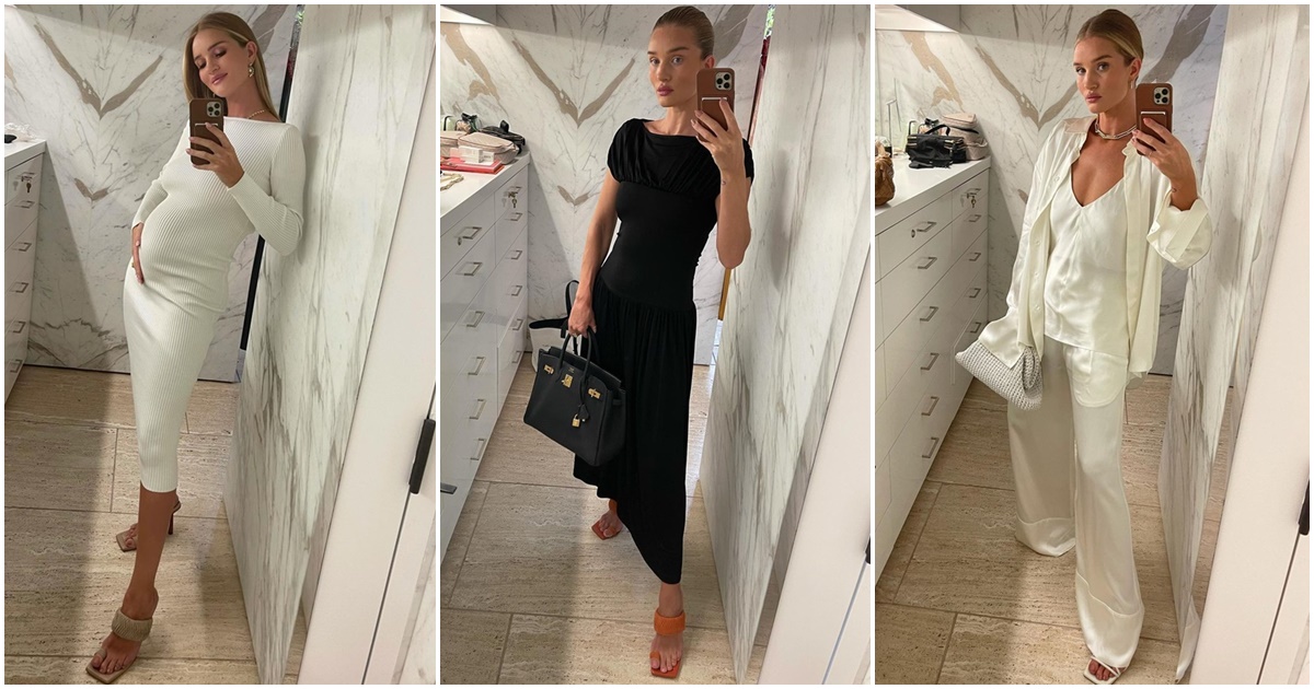 Rosie Huntington-Whiteley je trudna, a na svom Instagramu već je podijelila chic trudničke outfite koje bismo kopirali