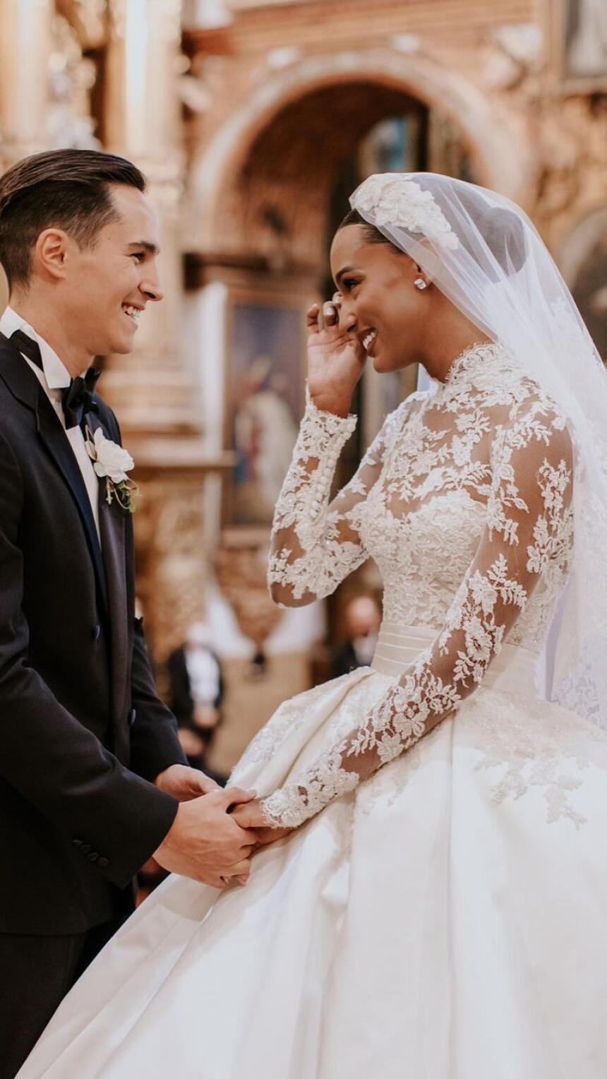 Poznati model Jasmine Tookes se vjenčala u prekrasnoj Zuhair Murad haljini koja je inspirisana vjenčanicom Grace Kelly