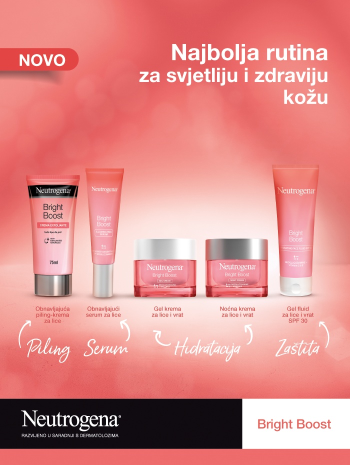 Ako ste u 30im i tražite jedinstvenu liniju njege kože, Neutrogena® predstavlja Bright Boost pre-ageing liniju