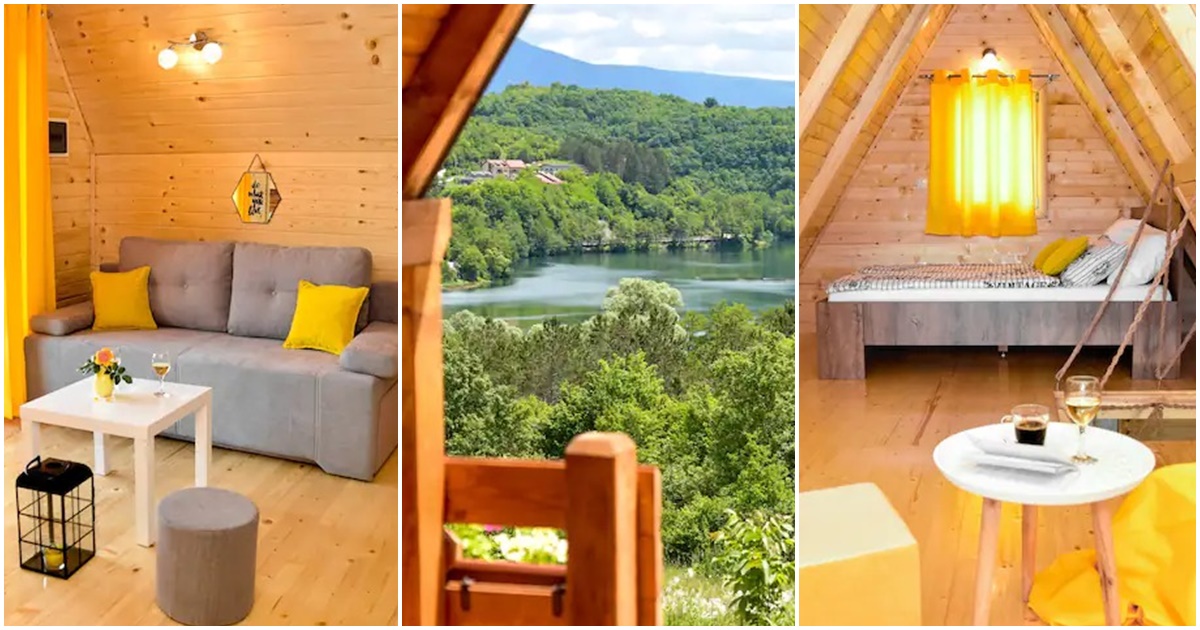Ova kućica sa pogledom na jezero, nalazi se u Jajcu, a pružit će vam odmor kakav zaslužujete