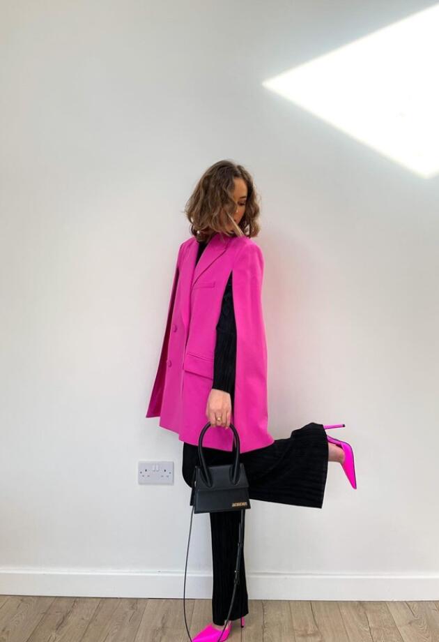 Evo kako bh. dame nose pink Zara blejzer