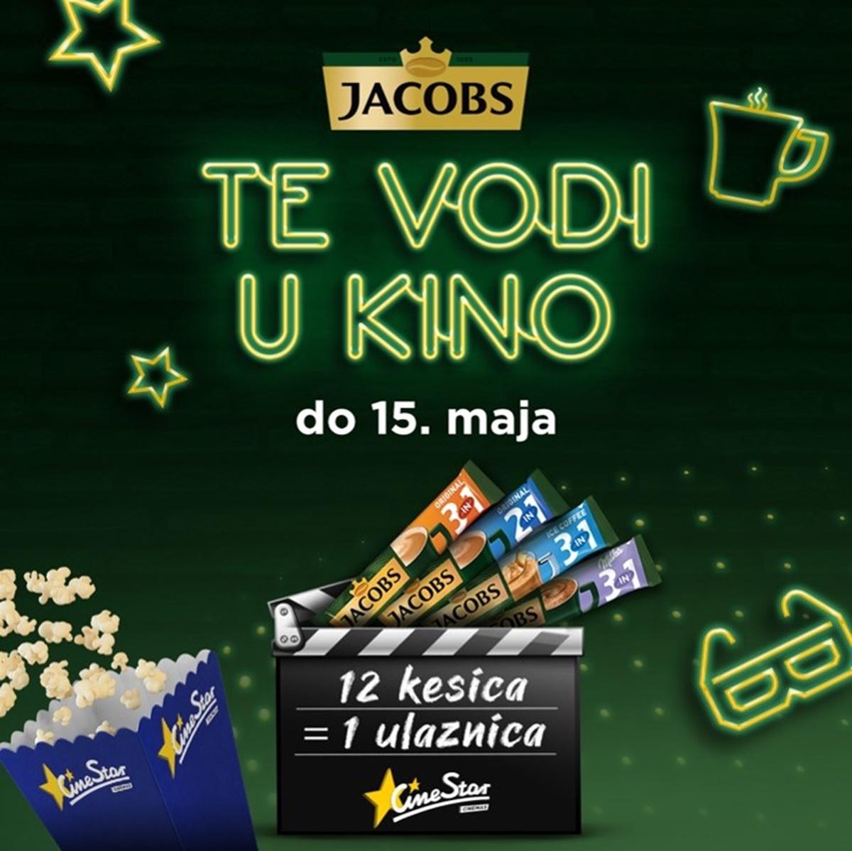 Uživaj u Jacobs kafi i nabavi karte za CineStar kino!
