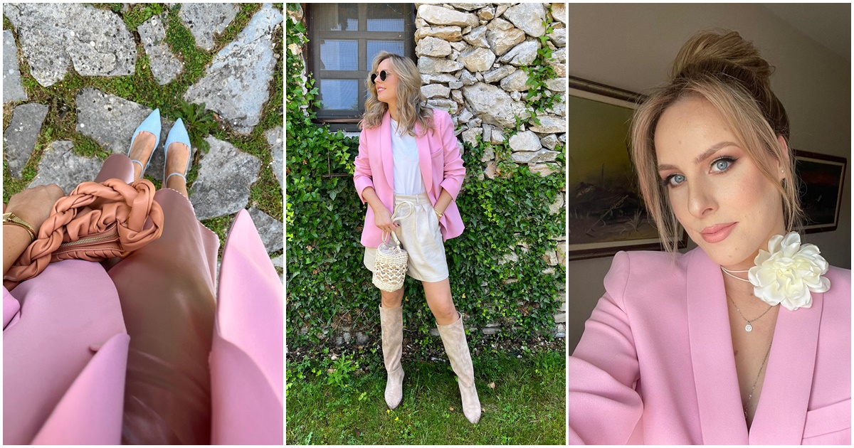 Dajana nam je kroz 4 romantična outfita pokazala kako nositi roza blejzer