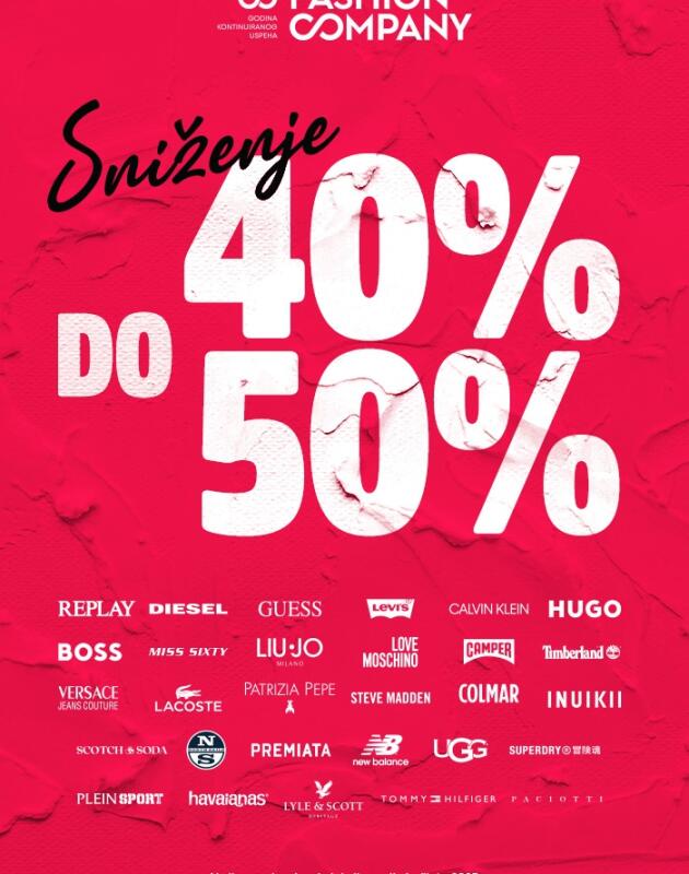 1,2,3, sniženje: 20 artikala do 80 KM u Fashion&Friends i Fashion Company prodavnicama