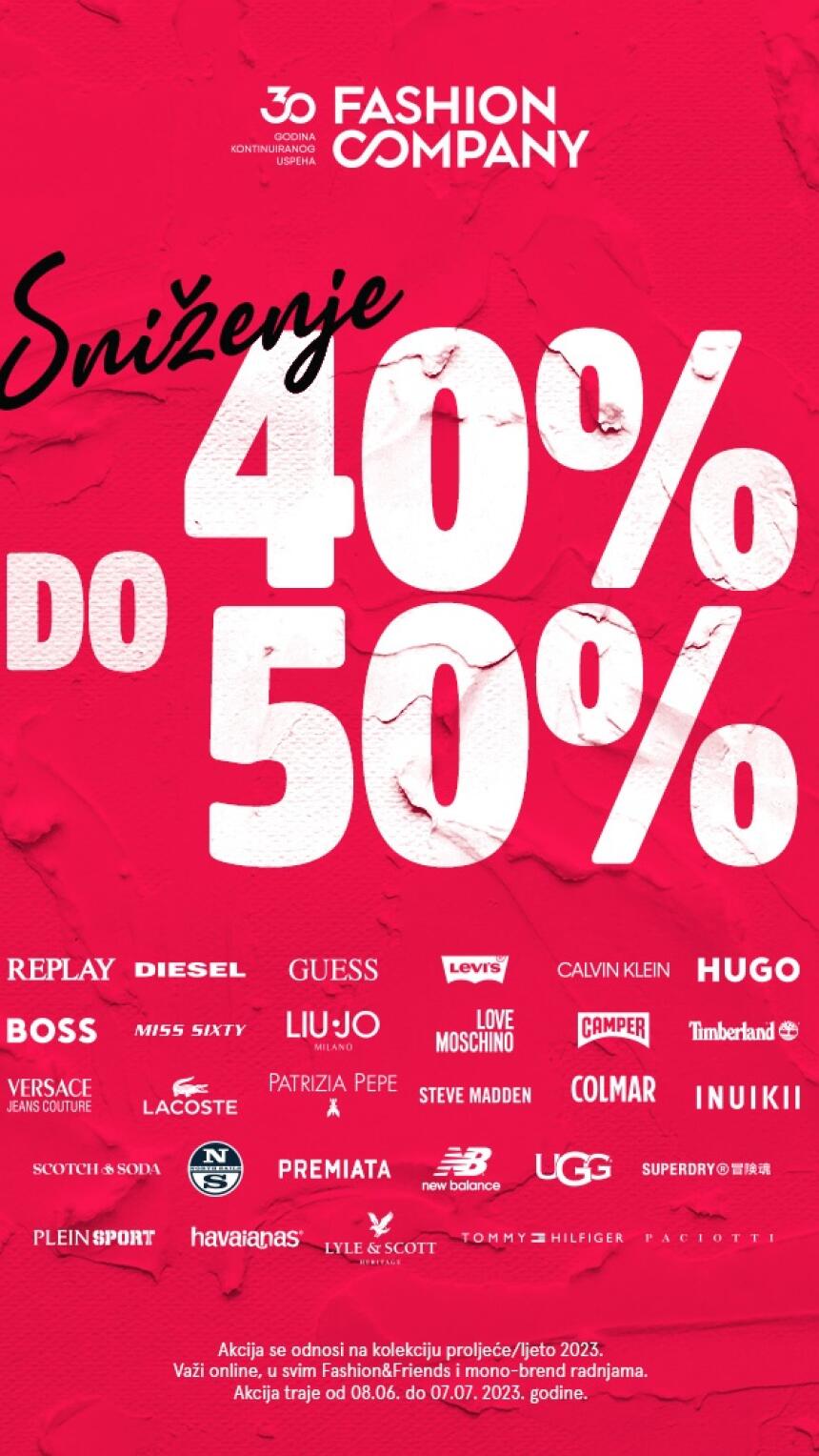 1,2,3, sniženje: 20 artikala do 80 KM u Fashion&Friends i Fashion Company prodavnicama