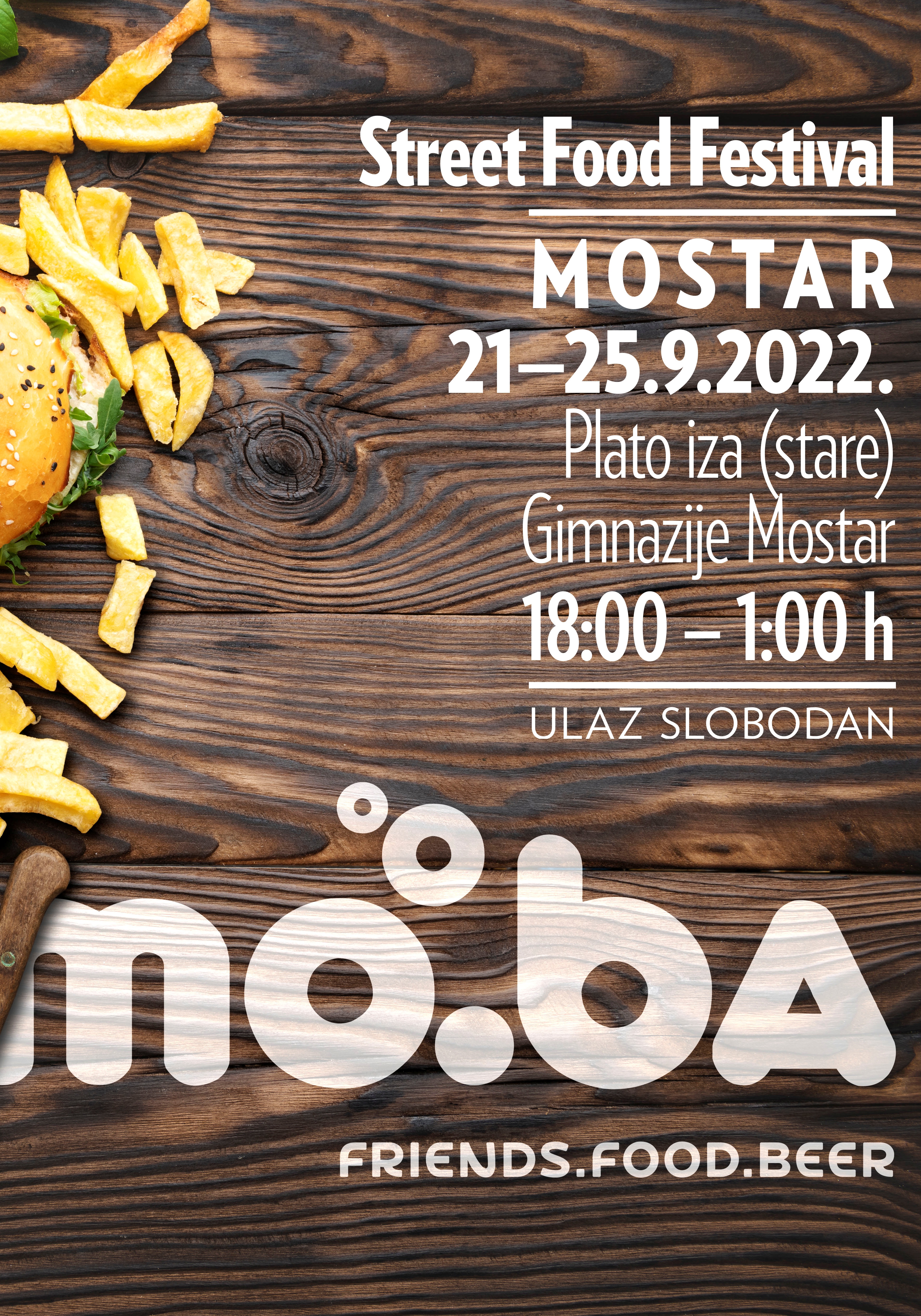 Prvi street food festival uskoro u Mostaru! Otkrijte što vas sve očekuje.