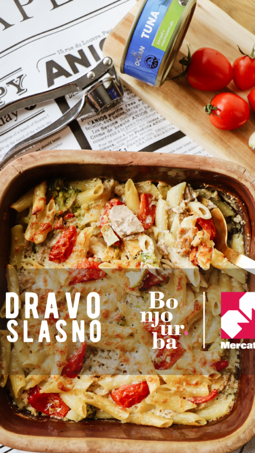 Zdravo i slasno by Bonjour.ba & Mercator: Zapečena tjestenina