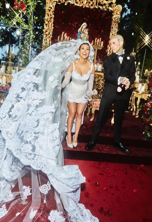 Kourtney Kardashian i Travis Barker: Zavirite na romantično vjenčanje u srcu Italije