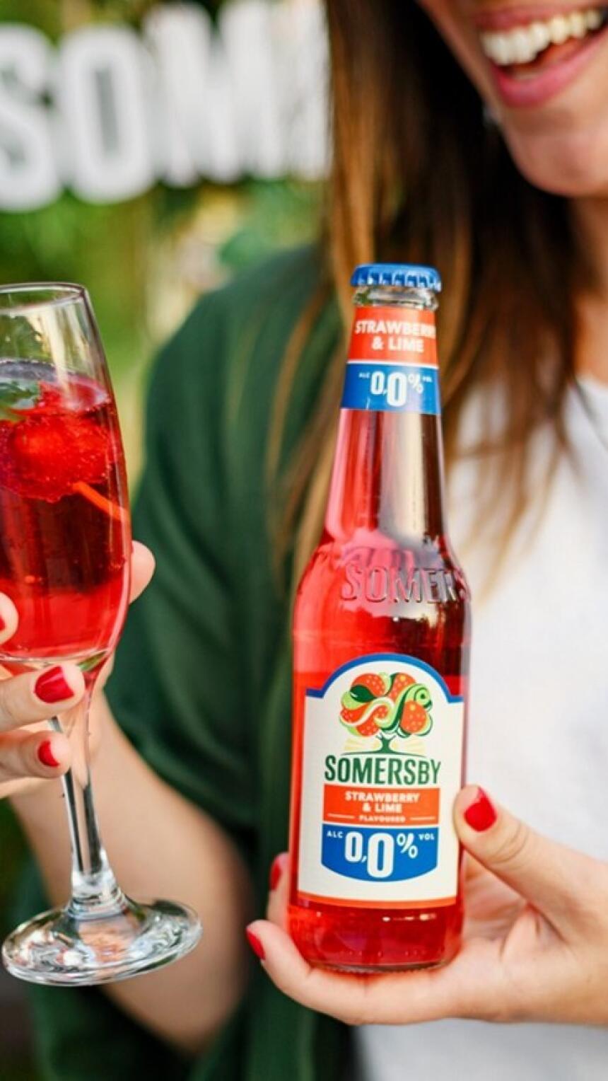Bezalkoholni Somersby s okusom jagode i limete idealno je osvježenje tijekom toplih dana