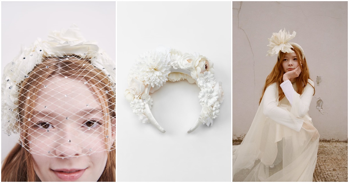 ZARA ima upečatljive modne dodatke za kosu za elegantan i profinjen bridal look