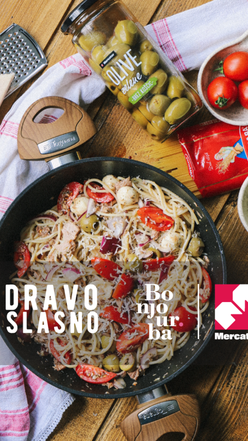 Zdravo i slasno by Bonjour.ba & Mercator: Mediteranska pasta
