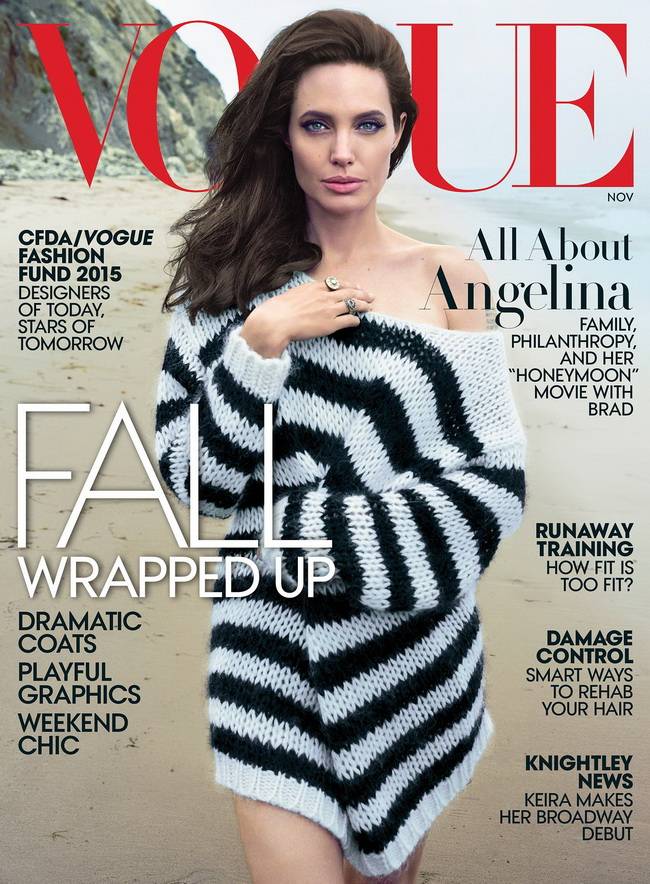 angelina jolie brad vogue 2