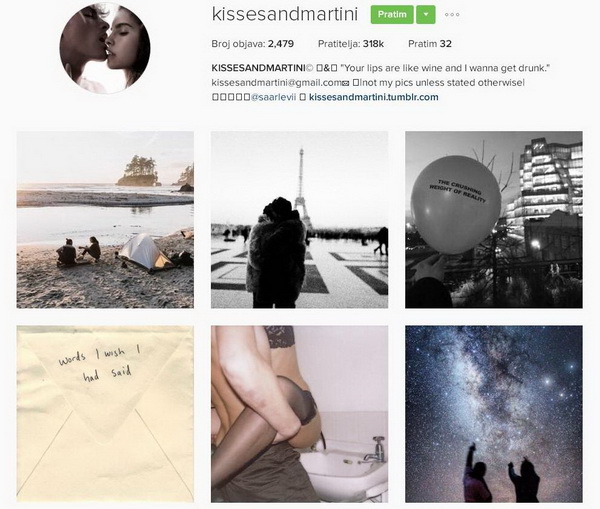 kissesandmartini modamo ljubavni instagram profili