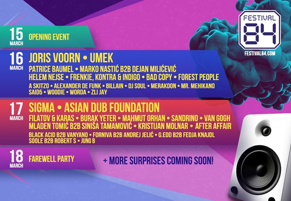 festival84 lineup